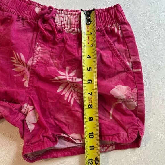 GAP Kids Girls XL Pink Floral Hawaiian Print Shorts Elastic Waist - Picture 6 of 6